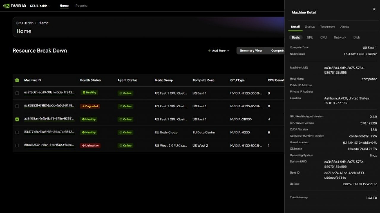 [11/12/2025] GPU Health Agent