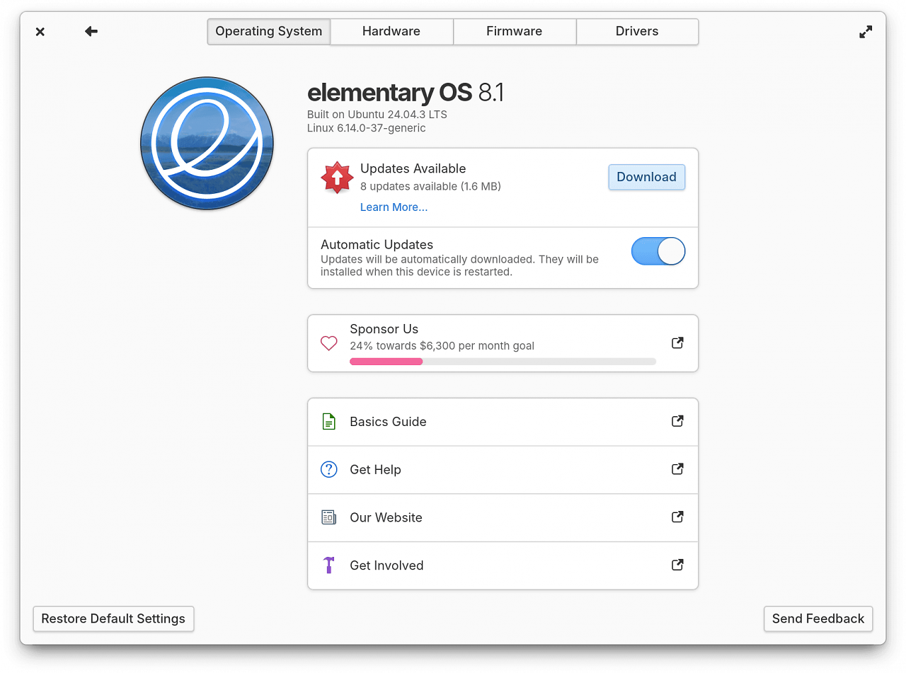 [22/12/2025] elementary OS