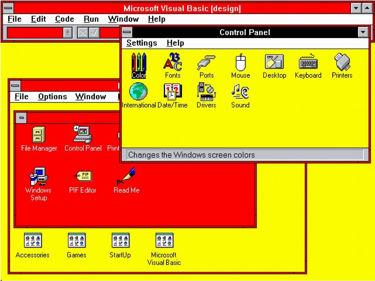 [09/12/2025] Nach 33 Jahren Spekulation klärt die Designerin der Farbschemas für Windows 3.1 auf: War Hot Dog Stand nur ein Scherz?