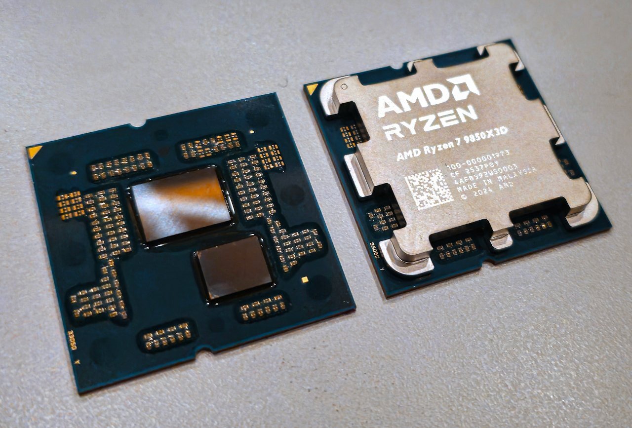 [07/01/2026] Ryzen 7 9850X3D: Foto einer OEM-CPU von PCGH (2)