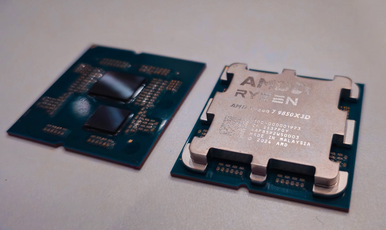 [07/01/2026] Der Ryzen 7 9850X3D packt laut einem Übertakter problemlose 5,75 GHz auf alle Kerne.