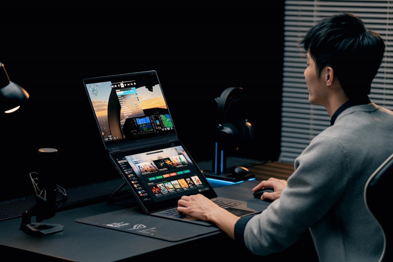 [07/01/2026] Asus hat im Rahmen der CES ein Dual-Screen-Notebook vorgestellt.