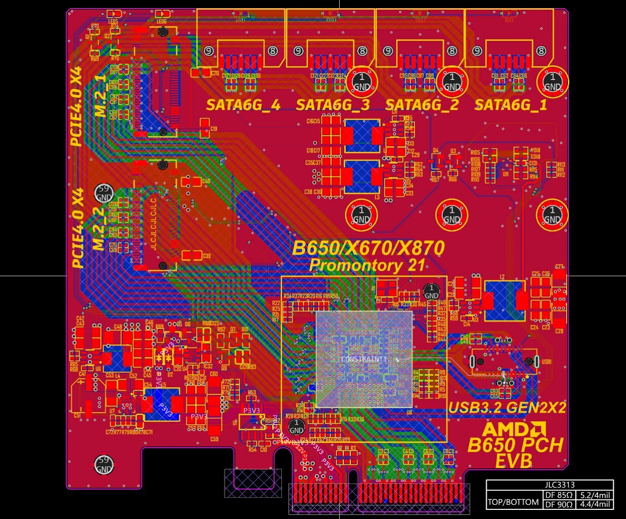 [01/01/2026] Der Schaltplan der Platine. Sämtliche Projektdaten sind frei zugänglich.