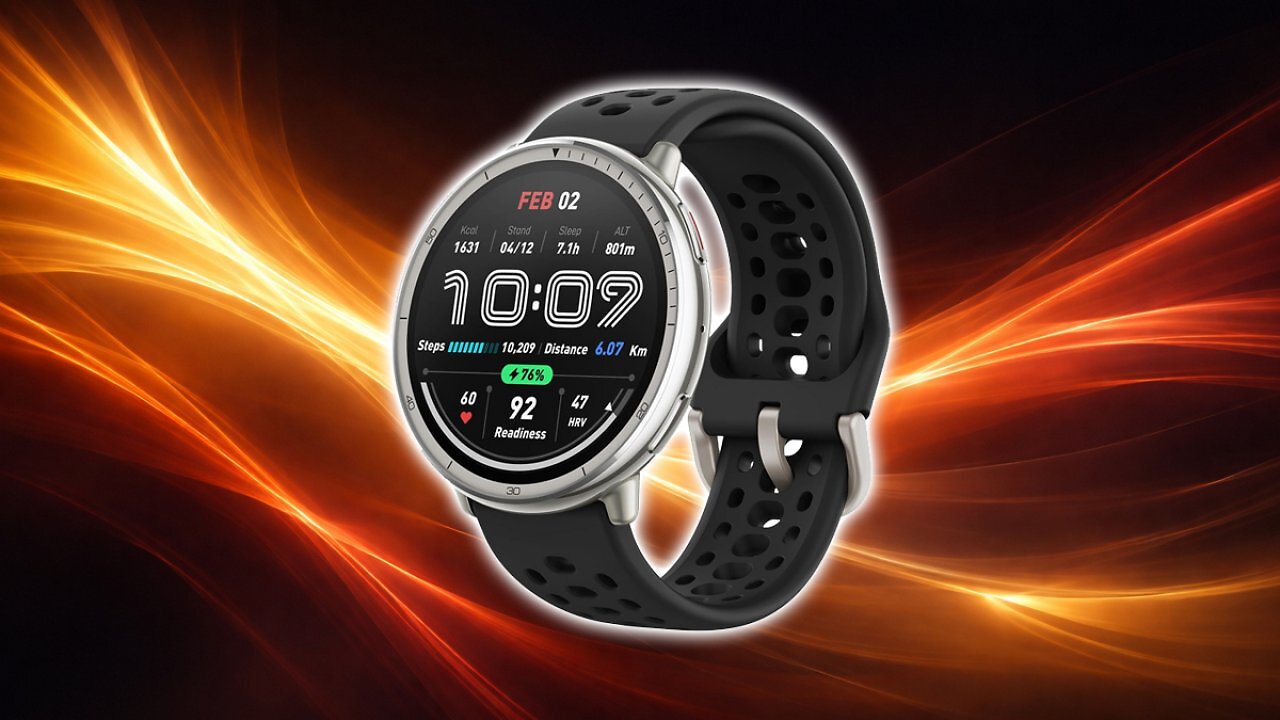 [16/01/2026] Amazfit Active 2 Smartwatch 44mm, GPS-Karten mit Richtung, Fitness-Tracker, 10-Tage-Akku, Schlafüberwachung, 160+ Sportmodi, wasserabweisend, für Android & Apple iPhone, schwarzes Silikon Amazon Angebot
