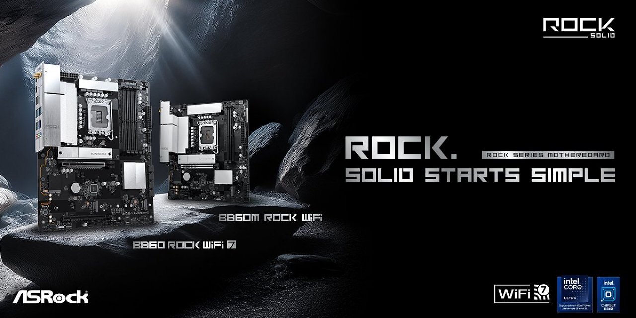 [17/01/2026] Die beiden Intel-Mainboards B860M Rock Wifi und B860 Rock Wifi 7.