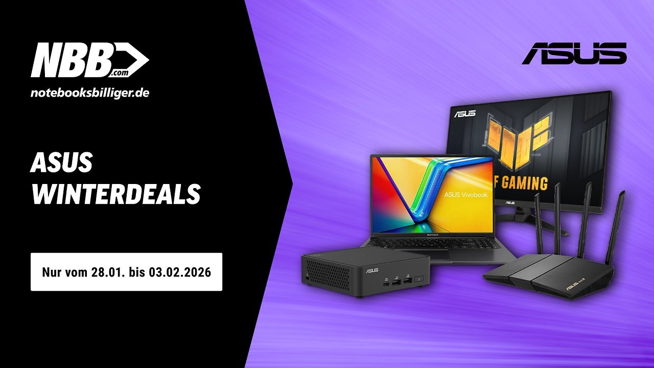 [28/01/2026] Asus-Rabattaktion bei Notebooksbilliger.de