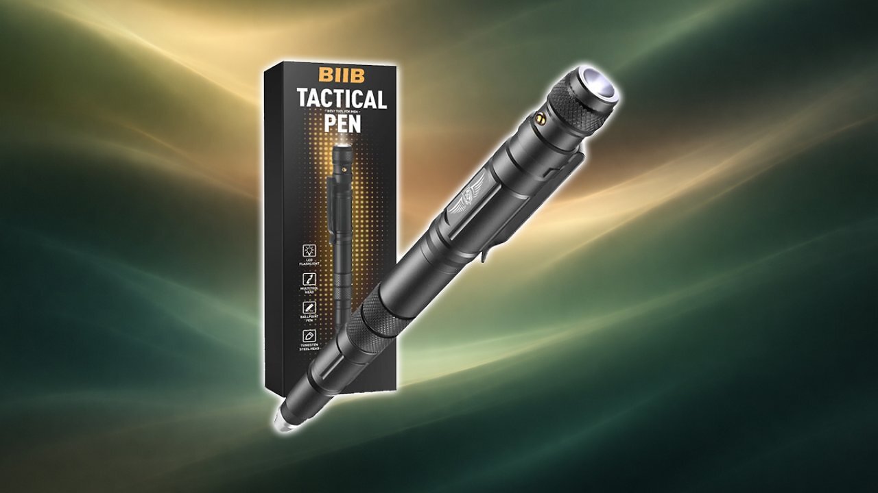 [22/01/2026] BIIB Geschenke für Männer,Multitool Pen mit LED Gadgets, Feuerwehr Geschenke, Valentinstag Geschenke für ihn Männer, Männergeschenke Geburtstagsgeschenk Papa Geschenk Vatertagsgeschenk für Papa Amazon Angebot