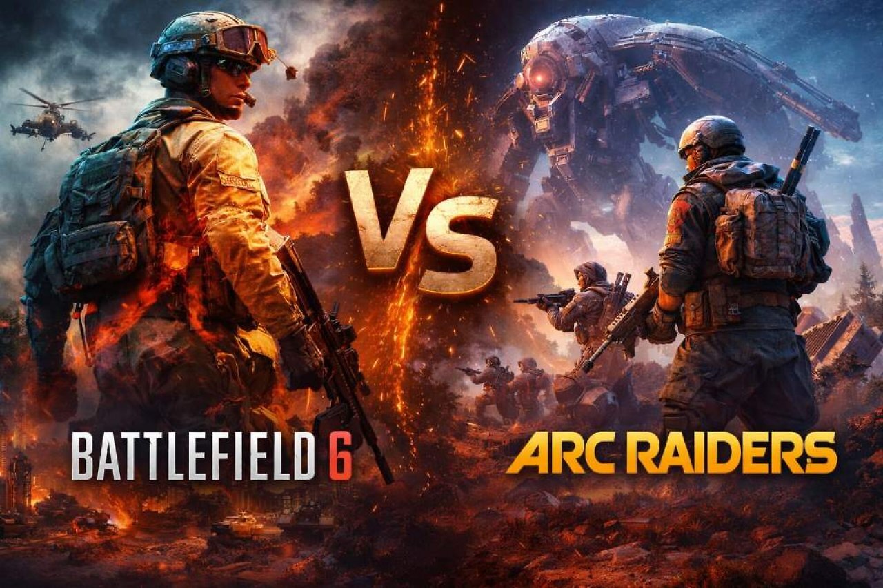 [01/01/2026] Steam-Zahlen im Vergleich: Arc Raiders hält Spieler, Battlefield 6 verliert sie (1)