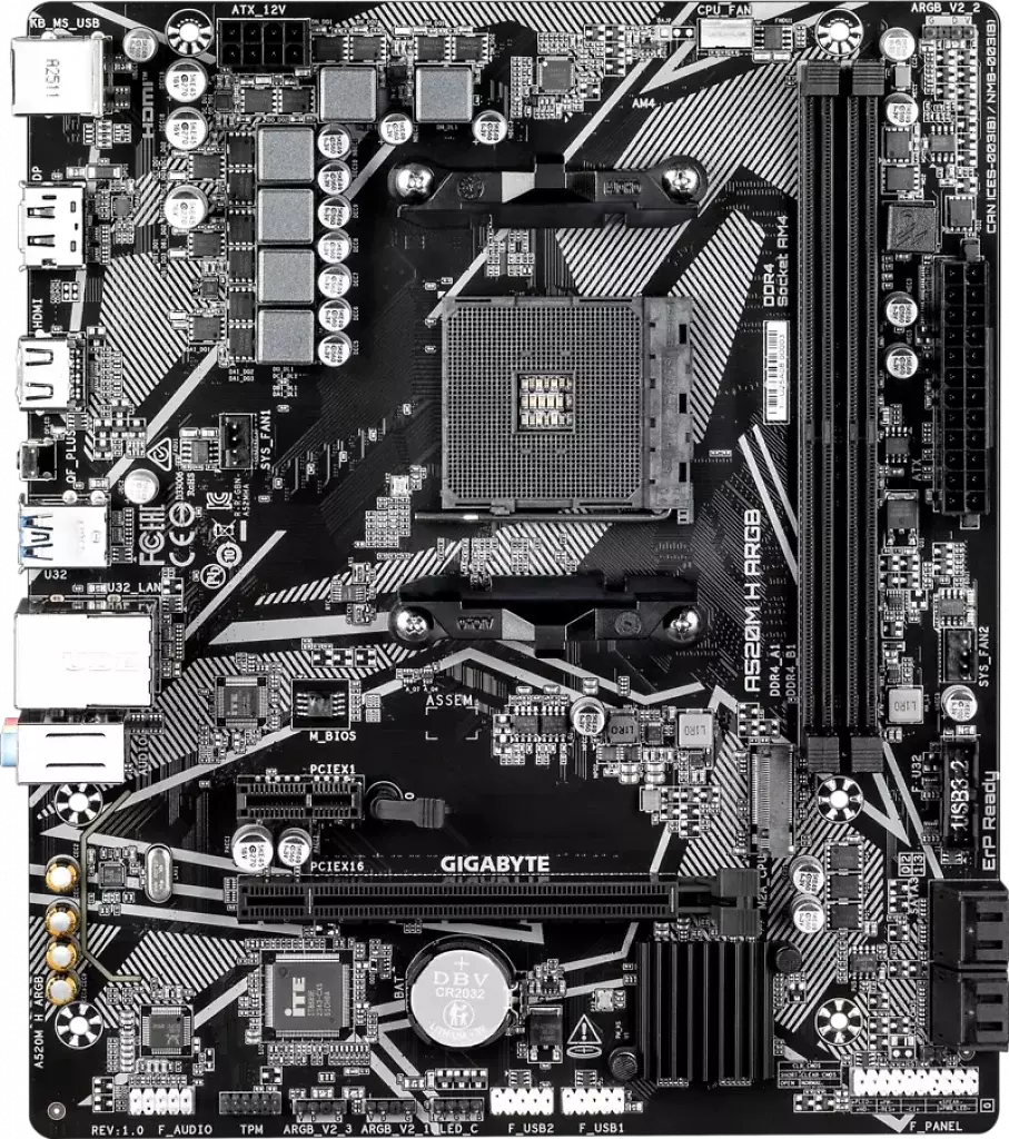 [03/01/2026] Gigabyte A520M H ARGB
