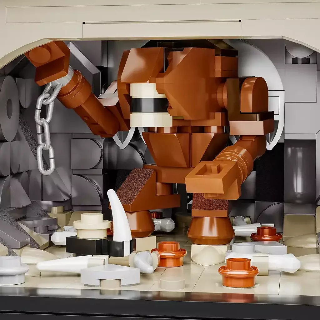 Der Wüstenpalast von Lego-Rivale Bluebrixx erinnert an Jabbas Palast. Es gibt sogar einen Rankor.