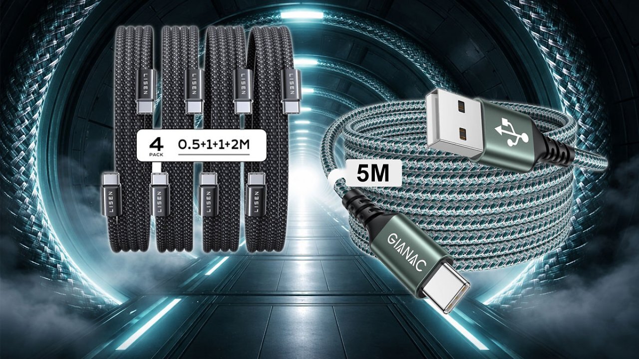 [28/01/2026] Bei Amazon aktuell zu Bestpreisen: Lisen 2E152 und Gianac 5M USB-C-Ladekabel&nbsp;