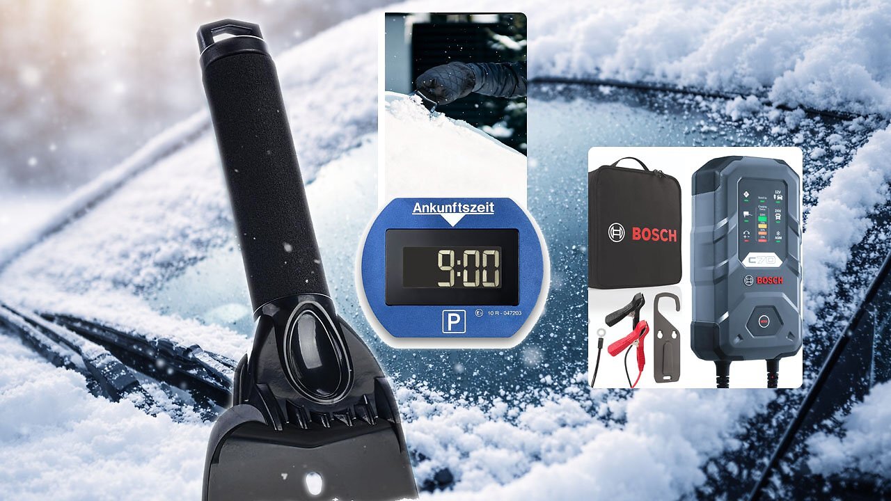 [26/01/2026] Autozubehör zu Bestpreisen: Lyvanas Eiskratzer und Bosch-Batterielader u.v.m.