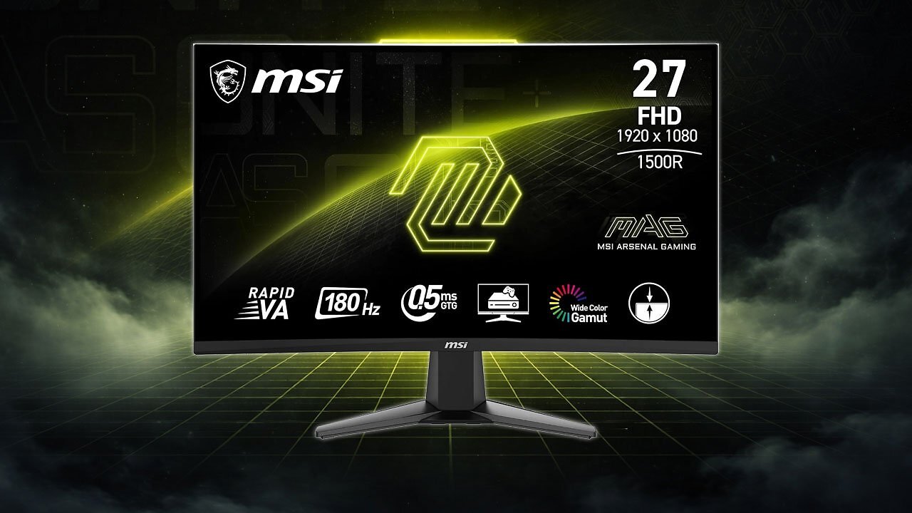 [15/01/2026] Zum Bestpreis bei Amazon: MSI MAG 27C6F Curved-Monitor