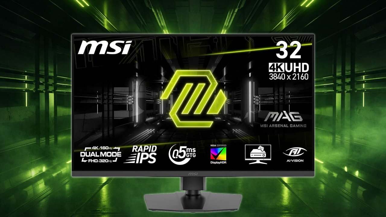 [08/01/2026] Noch nie so günstig: MSI MAG322URDF 4K-Monitor mit 160 Hz/320 Hz &nbsp;