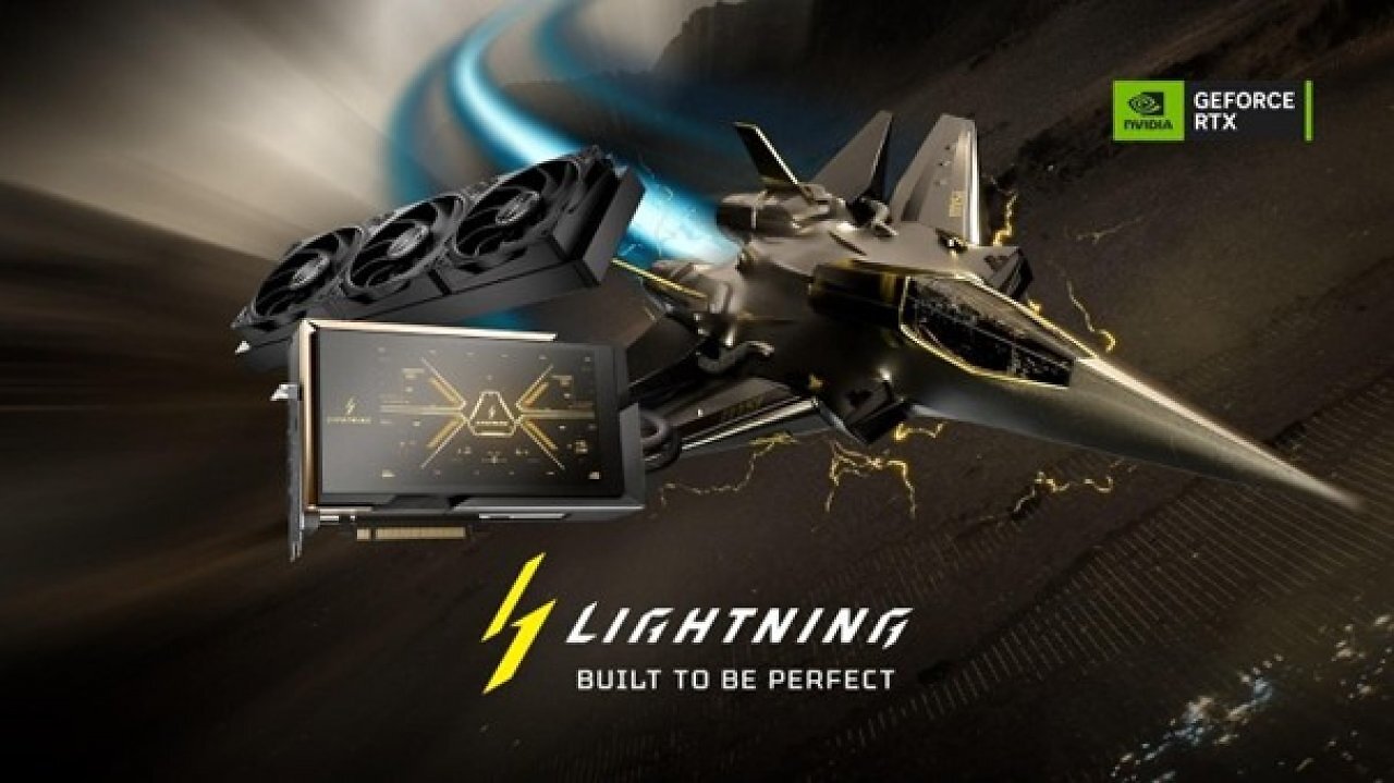 Die GeForce RTX 5090 32G LIGHTNING von MSI.