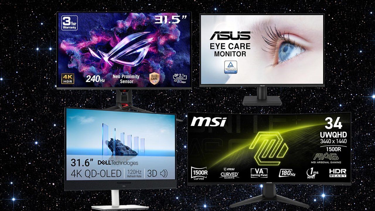 Monitor-Deals (auch OLED) ab 69€: Diese PC-Bildschirme lohnen sich für Gaming und Office
