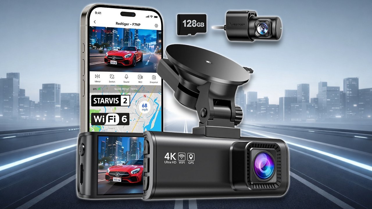 [15/01/2026] Amazon Top-Seller im Deal: Redtiger F7NP Dashcam mit 37 % Rabatt für 119,96 €