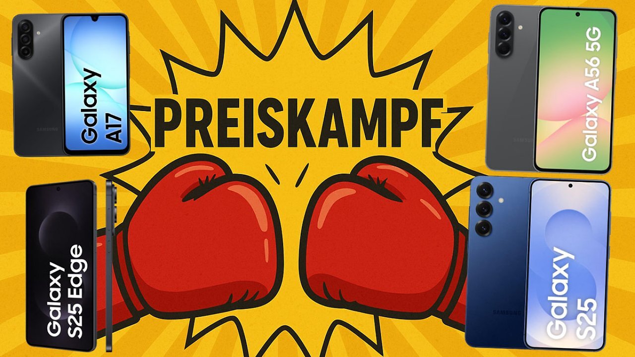 Preiskampf Amazon vs. MediaMarkt: Samsung-Handys ab 82€ - einige sogar mit Gratis-Garantie-Verlängerung