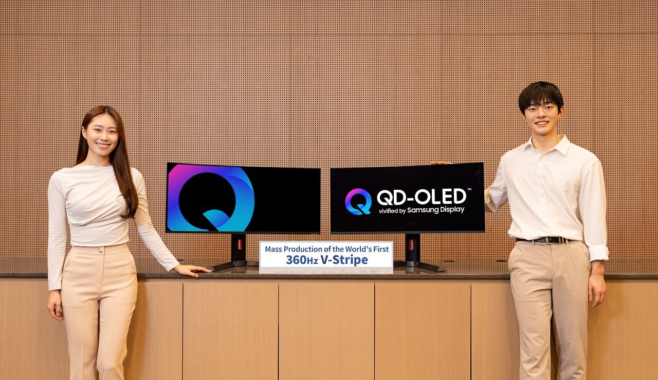 [02/01/2026] Samsung V-Stripe: OLEDs bekommen neue Subpixel-Struktur, 360-Hz-Panel in Produktion