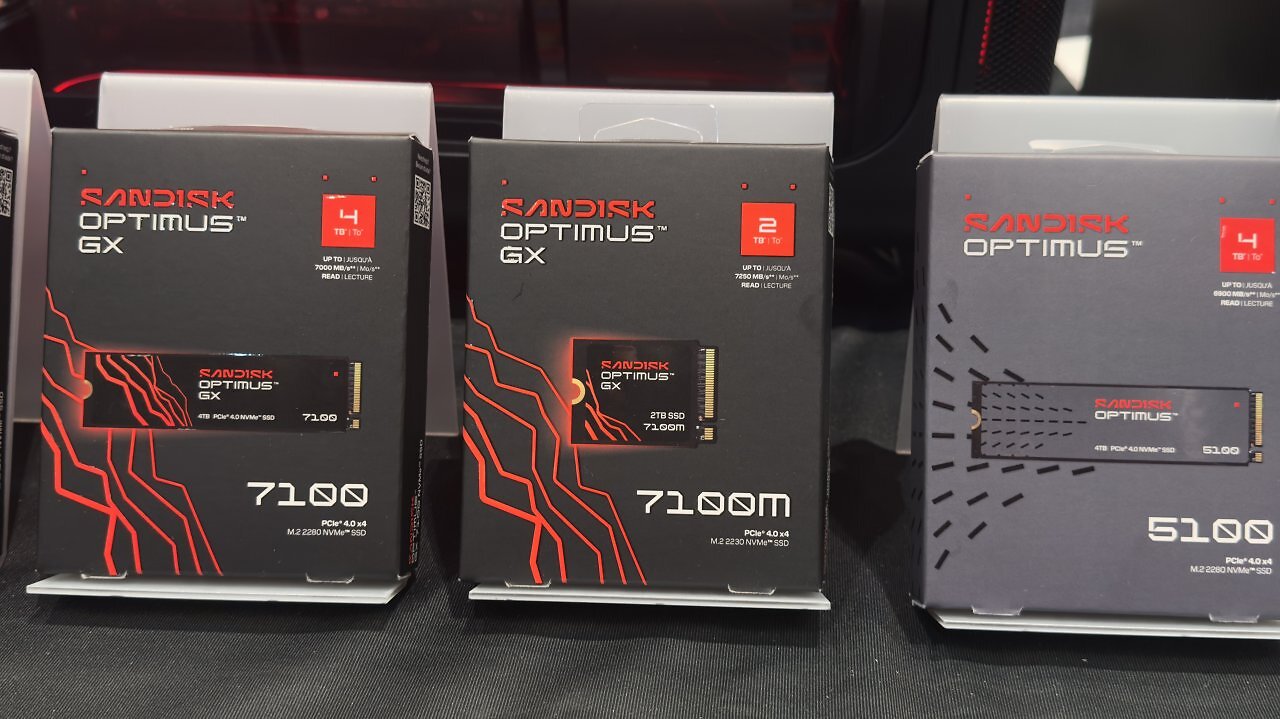[06/01/2026] Optimus: WD Black und WD Blue mit neuem Branding [Update] – Eindrücke in Las Vegas zur CES 2026
