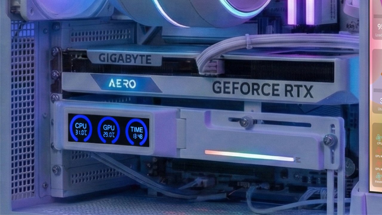 [27/01/2026] Die Zalman ZM-VS3 DS ist eine GPU-Halterung mit kleinem Display, die alle wichtigen Informationen auf einen Blick anzeigen will.