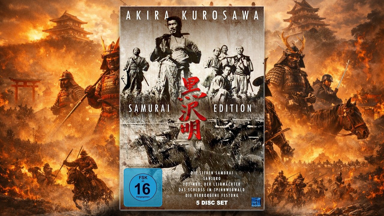 [15/01/2026] Ohne diese Filme gäbe es Sekiro so nicht: Kurosawa-Sammlerbox jetzt im Angebot, aber nur für kurze Zeit