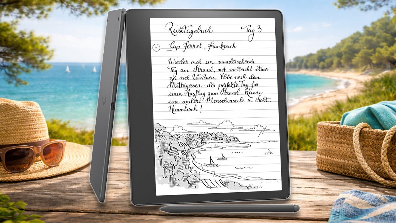 [23/01/2026] Schreiben statt nur lesen: Amazon feuert Kindle Scribe mit Stift jetzt 150 € günstiger raus