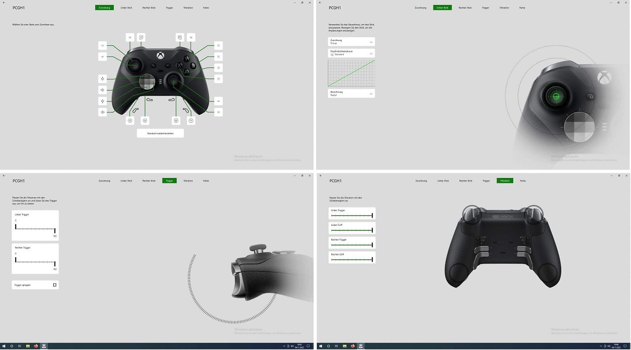 [02/02/2026] Microsoft-Xbox-Zubehör-App mit den Optionen 