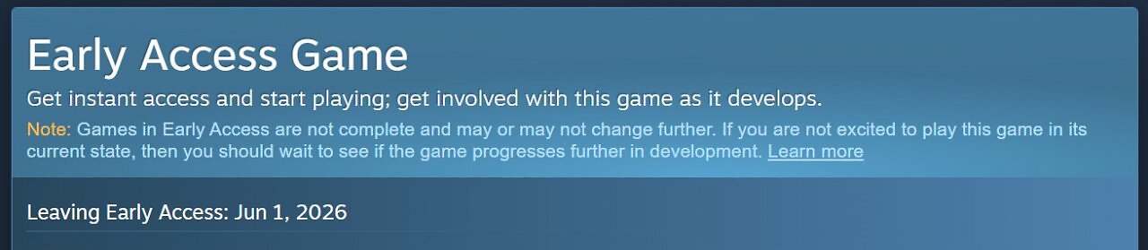 [09/02/2026] Steam führt neues Tool ein: Early-Access-Titel können künftig geplantes 1.0-Release anzeigen (2)