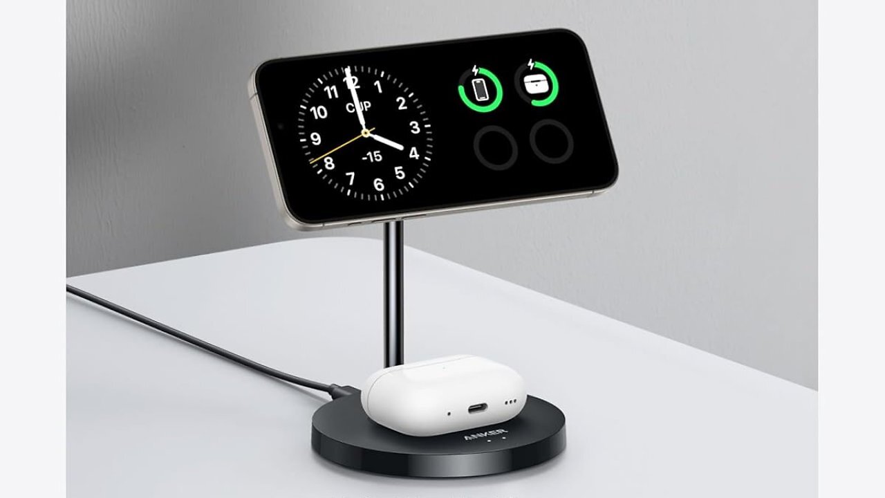 Befristet nur 32,99€: Induktive 2-in-1-Ladestation von Anker für iPhone und AirPods
