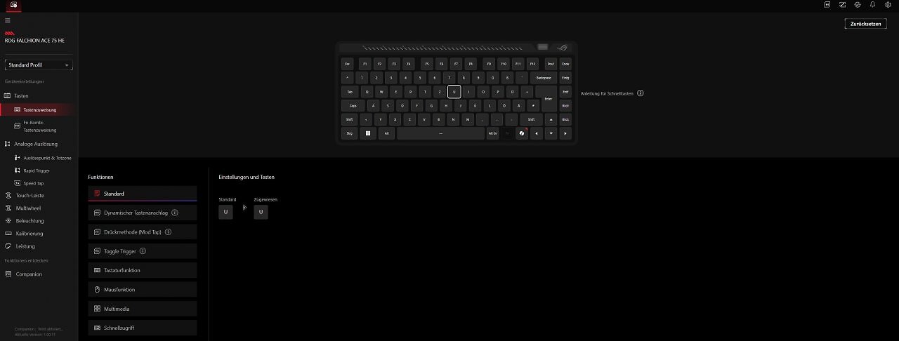 [25/02/2026] Die Asus Gear-Link-App ist eine sinnvolle Web-basierte Alternative zur Armoury-Crate-Software. Sie ist übersichtlich und lässt sich intuitiv bedienen.
