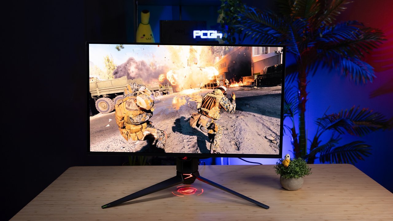 [06/02/2026] Schnell, hell, farbenfroh und kontraststark: Der Asus ROG Swift OLED PG32UCDM3 besticht abermals durch eine erstklassige Bildqualität.