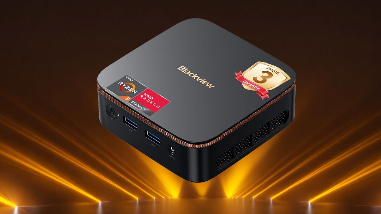 Solange Vorrat reicht: Mini-PC mit Windows 11 Pro nur 294€ - mit 16 GB RAM, 512 GB SSD und AMD Ryzen 3