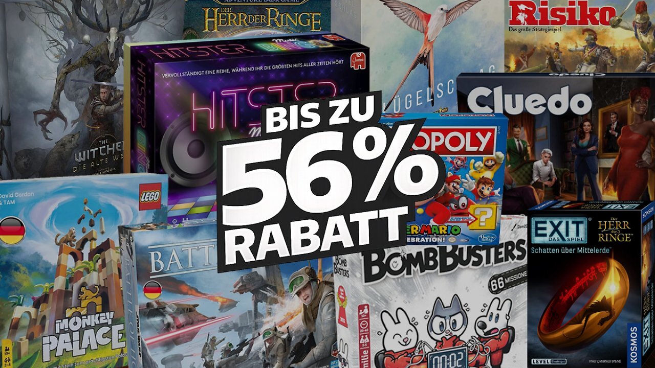 [12/02/2026] Nicht nur Steam hat Sales: Amazon fegt Brettspiele wie Star Wars, Hitster & mehr bis zu 56 % günstiger raus