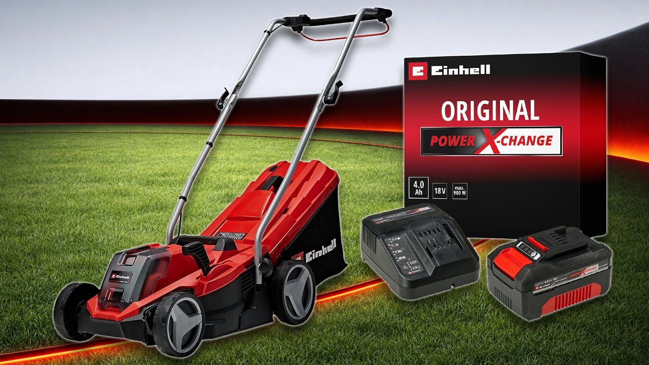 [27/02/2026] Bestpreis-Deal für keine 150 €: Amazon feuert Einhell 18V Rasenmäher mit Akku-Starter-Kit günstiger raus