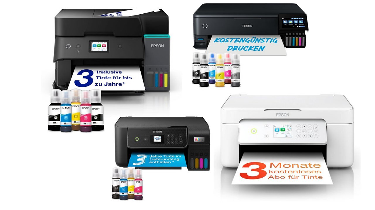 Amazon haut Epson raus: Ab 65€ gibt's WLAN-Multifunktionsdrucker, die auch scannen und kopieren