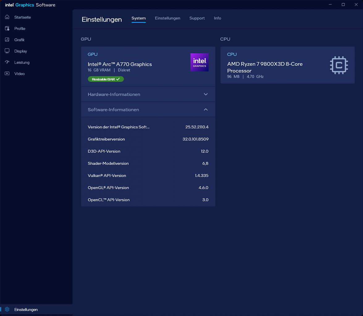 [16/02/2026] Intel XeSS 3 Multi Frame Generation GOD 8509 Arc A770 16GB