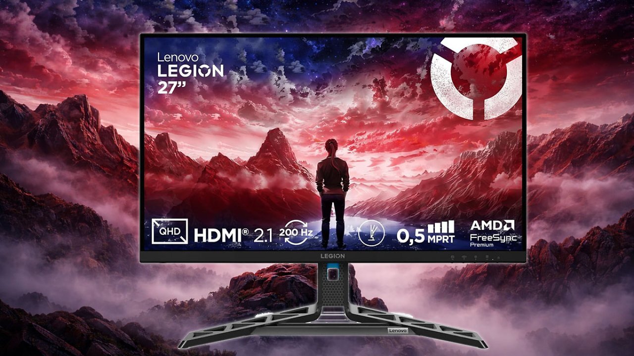 [12/02/2026] Nur solange der Vorrat reicht: Lenovo Legion R27qe Gen2 Gaming-Monitor mit 200 Hz