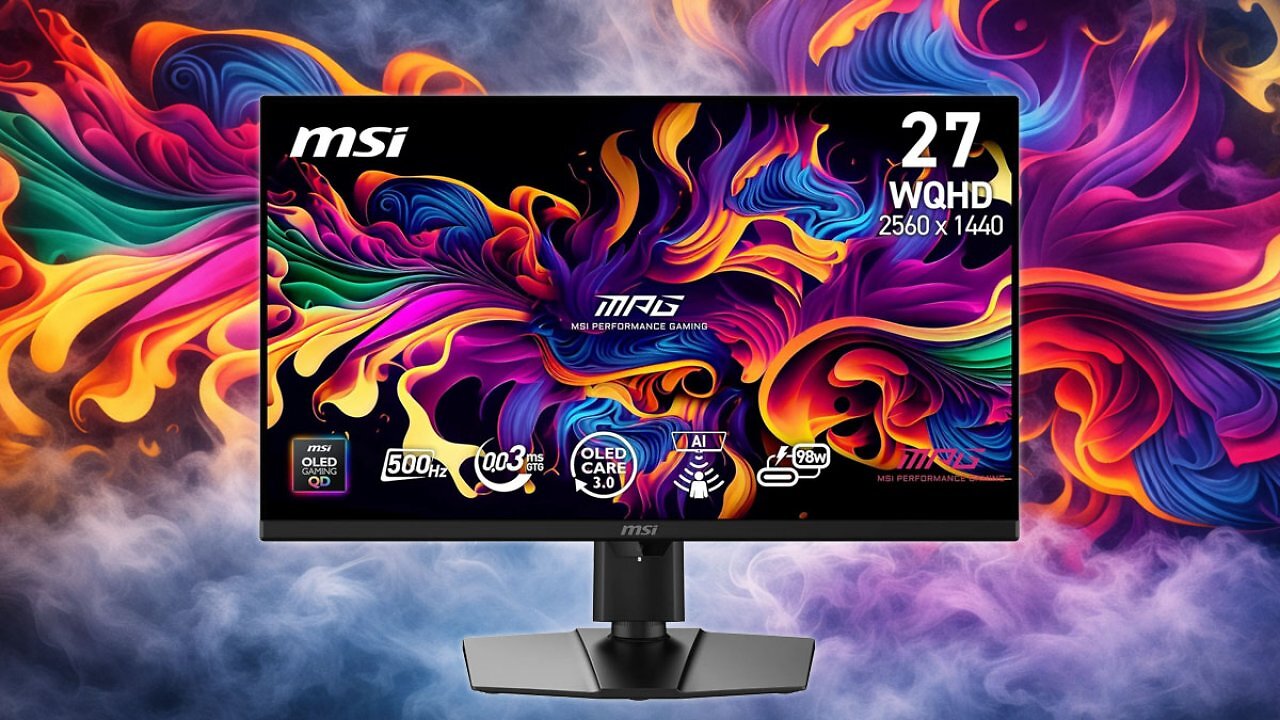 [10/02/2026] 27-Zoll-OLED-Monitor mit 500 Hz: MSI MPG 271 QR OLED X50 historisch günstig