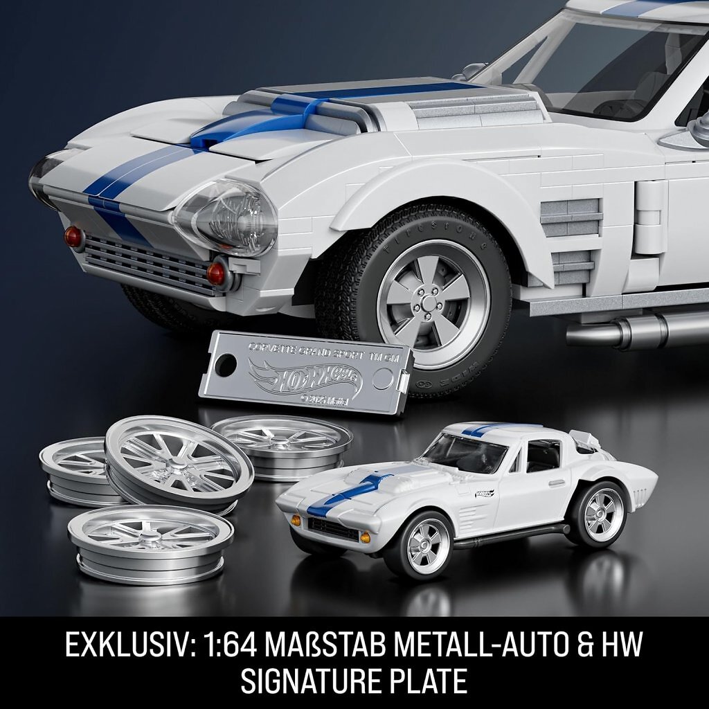 Zum Klemmbausteinset gibt es ein Die-Cast-Modell bei Mattel, das neben Lego befristet im Angebot ist.