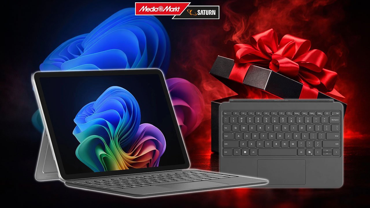 [10/02/2026] Jetzt bei MediaMarkt: Microsoft Surface Pro 12 Zoll mit Gratis-Zugabe im Wert von 180 Euro