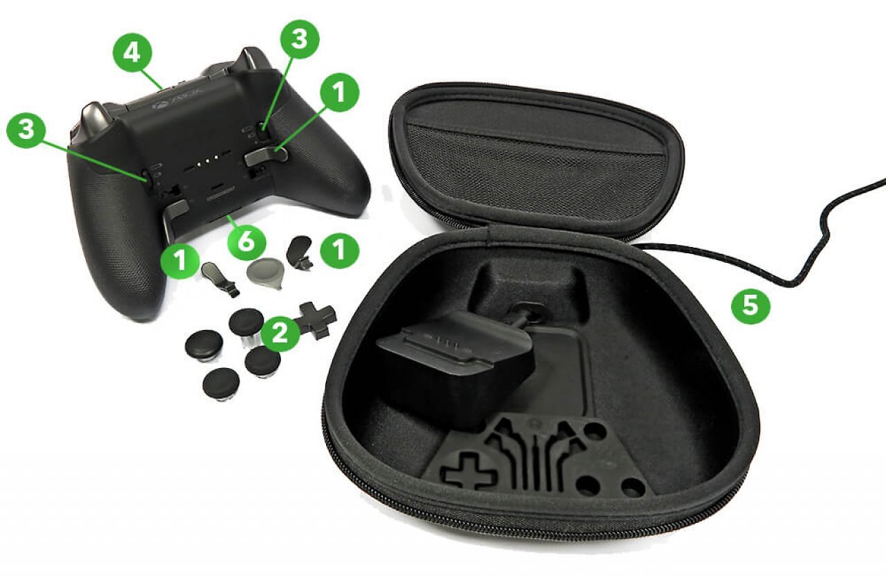 [02/02/2026] Die optionalen Extras des Testsiegers Microsoft Xbox Elite Wireless Controller Series 2.