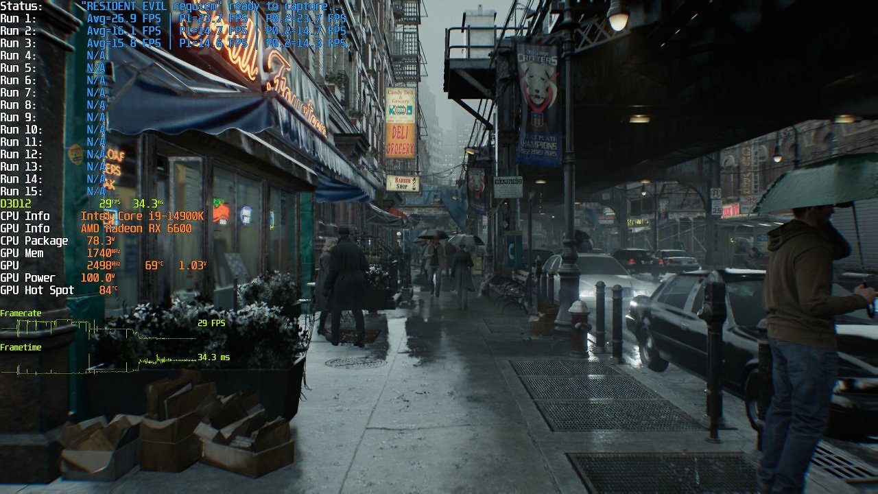 [24/02/2026] Resident Evil Requiem RX 6600 Raytracing