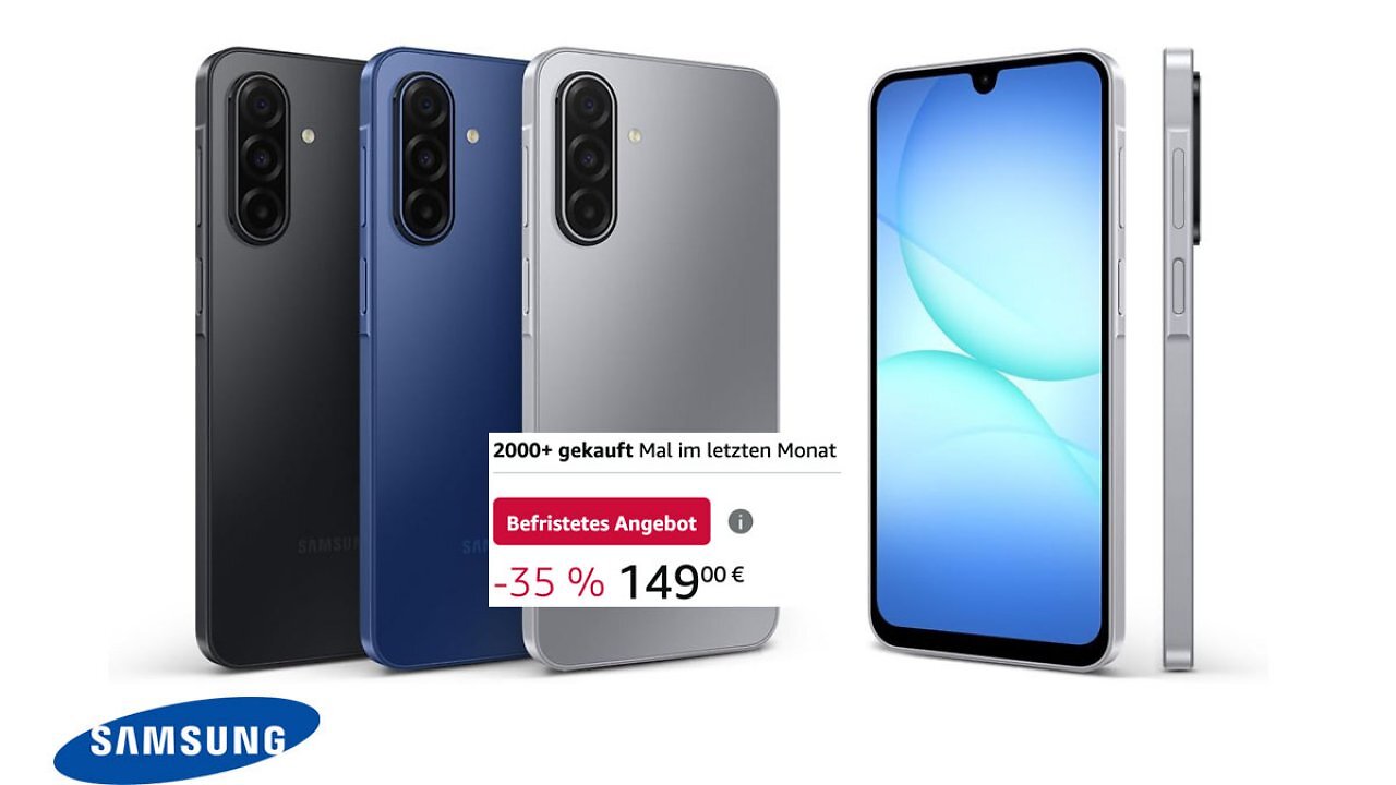 Wie gut ist das 149€-Handy von Samsung, das bei Amazon tausendfach bestellt wird? 6,7" OLED, 128 GB, Garantie-Verlängerung