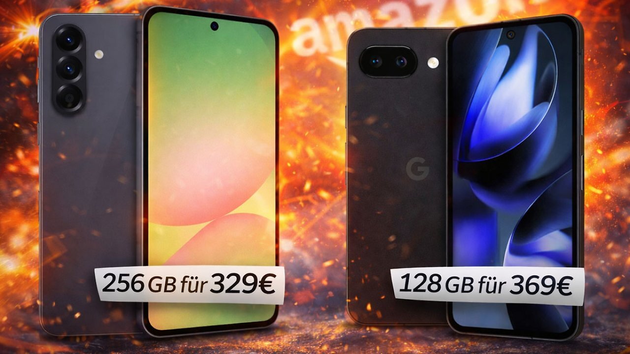 Amazon drückt Top-Smartphones unter 400€: Samsung Galaxy A56 vs. Google Pixel 9a - welches Handy ist der bessere Deal?