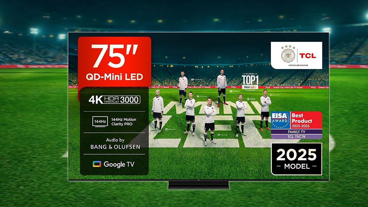 [24/02/2026] Nie günstiger: Mini-LED-TV TCL 75Q7C bei Amazon & MediaMarkt