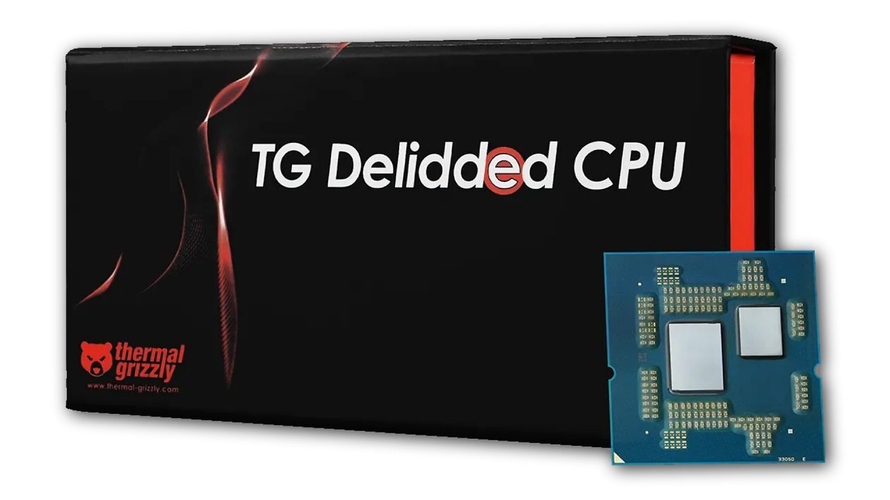[20/02/2026] Auch der Ryzen 7 9850X3D wird jetzt von Thermal Grizzly in einer Delidded-Version angeboten.