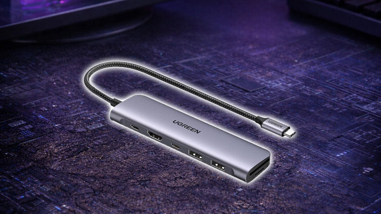 [02/02/2026] UGREEN Revodok 1071 USB C Hub 5Gbps, 4K HDMI, PD100W, USB 3.0 Datenports, SD/TF Kartenleser Multiport Adapter Kompatibel mit iPhone 17/16, MacBook, iPad, Surface Laptop, Galaxy S24, Steam Deck usw. Amazon Angebot