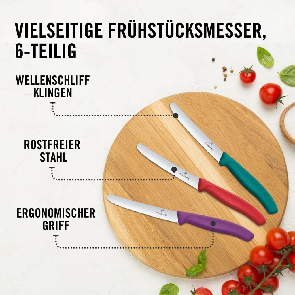Bei Amazon gibt es ein Messer-Set von Victorinox für unter 4 Euro pro Klinge.