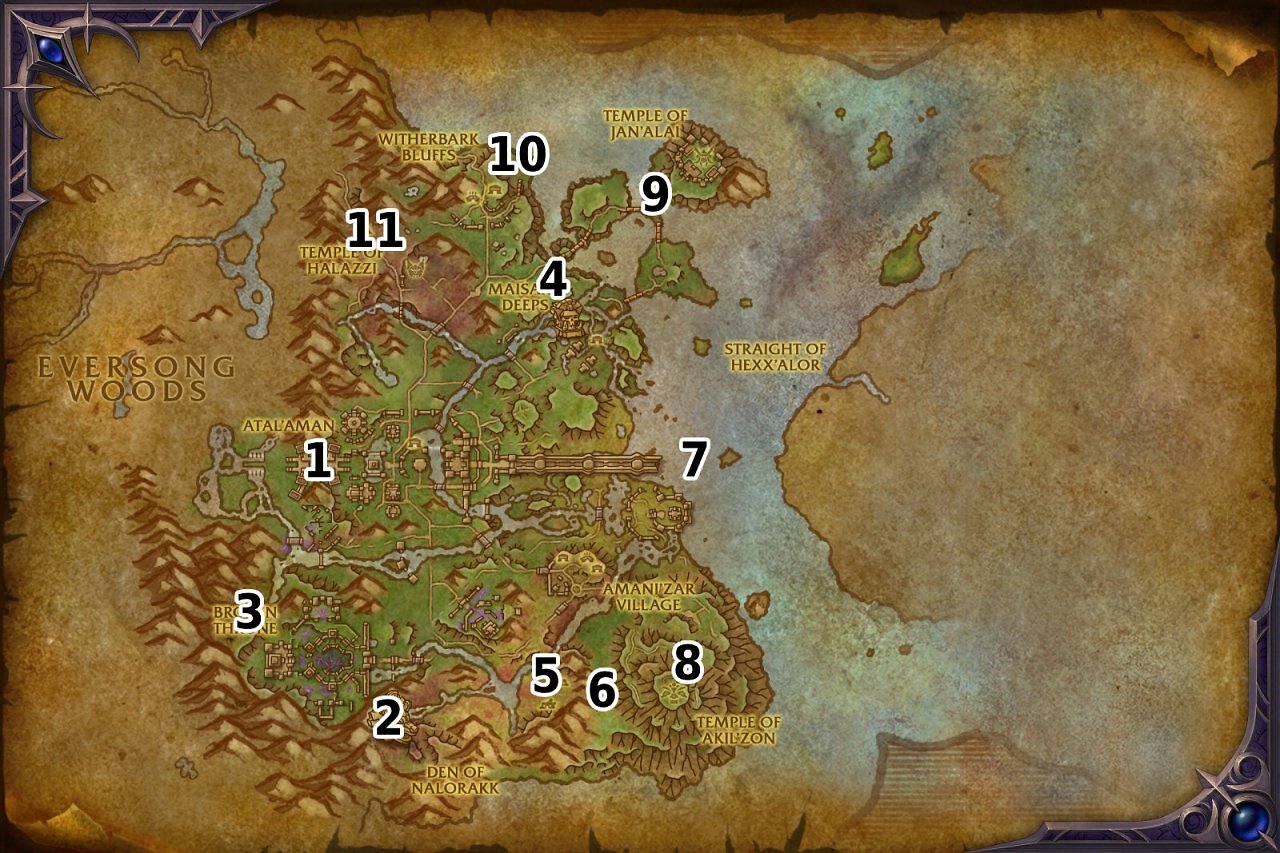 [27/02/2026] Die Glyphen von Zul'Aman in WoW Midnight.